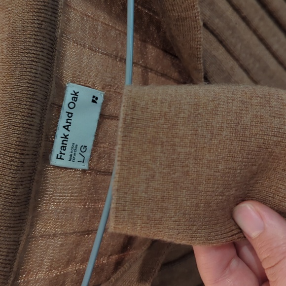 Merino Wool Collard Sweater Shirt - Picture 3 of 5